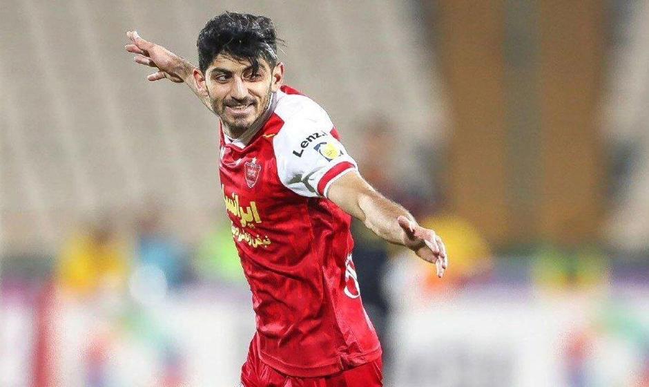 مهدی ترابی پنالتی زن اول پرسپولیس در دربی