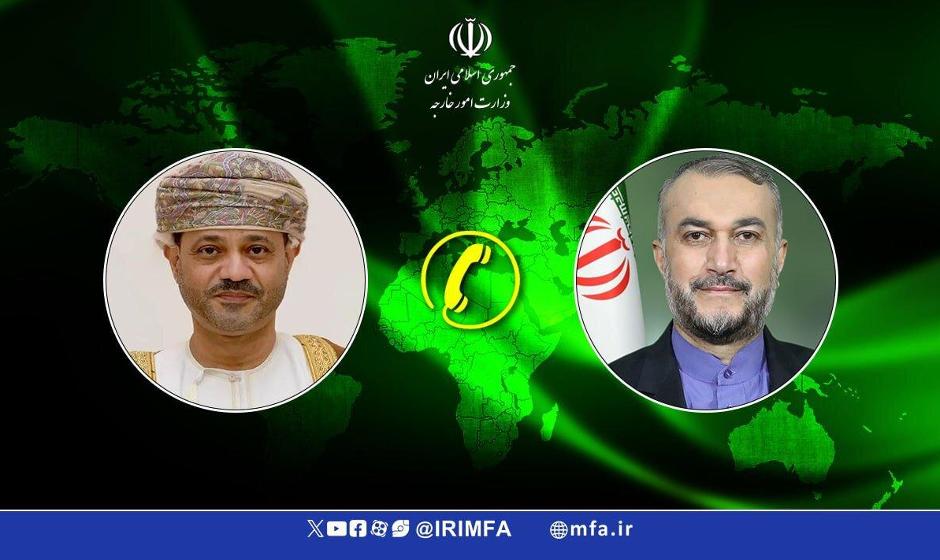 گفتگوی تلفنی امیرعبداللهیان با همتای عمانی؛ تاکید بر جلوگیری از جنایات ...