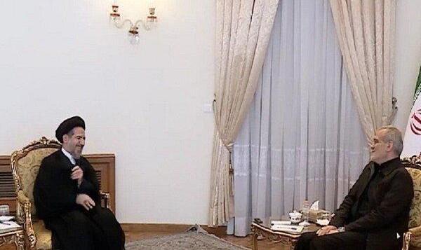 دیدار حجت‌الاسلام ابوترابی فرد با پزشکیان رئیس جمهور منتخب