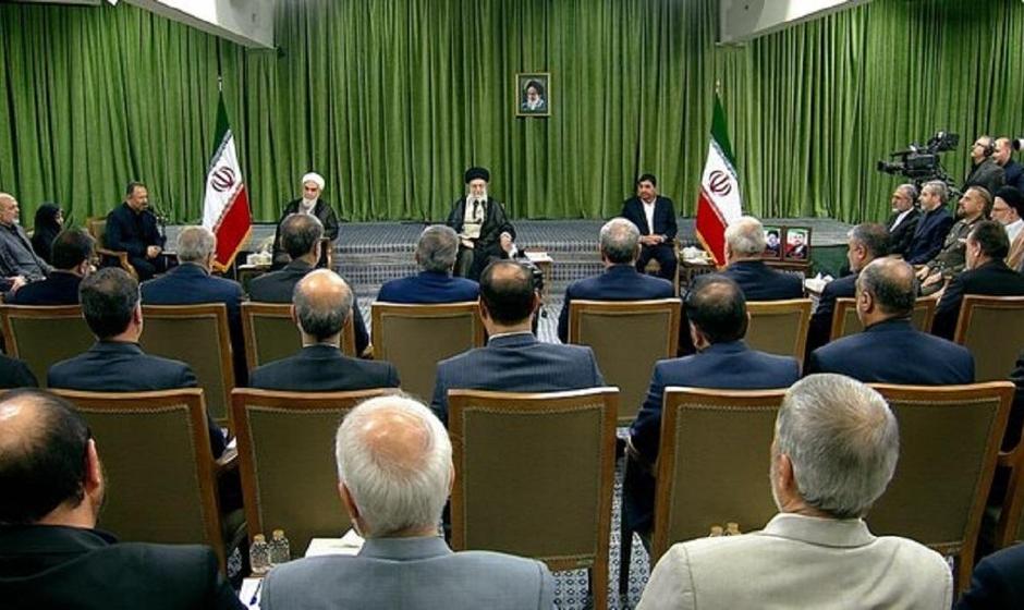 دیدار اعضای هیئت دولت سیزدهم با رهبری
