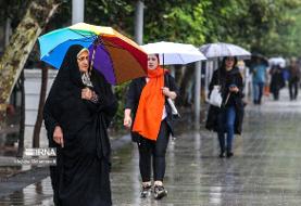 هواشناسی ۱۴۰۴/۰۷/۲۰/ بارش باران در برخی استان‌ها