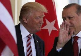 ترامپ خطاب به اردوغان : به همسر زیبایت سلام برسان! + فیلم