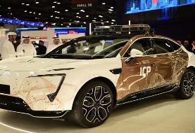 نمایش خودروهای هوش مصنوعی در غرفه پلیس دبی در GITEX ۲۰۲۵