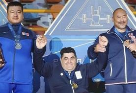 علی اکبر غریب شاهی با شکستن رکورد جهان طلایی شد