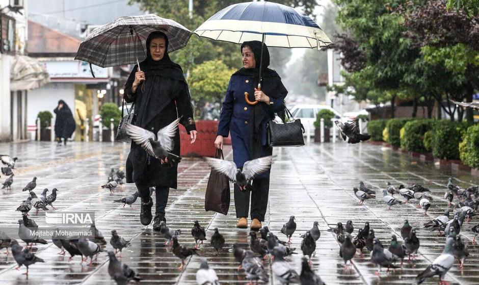 هواشناسی ۱۴۰۴/۰۷/۲۶/ رگبار باران در شمال و جنوب شرق