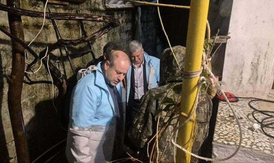 آبگرفتگی ۱۰۰ واحد مسکونی در انزلی