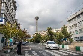 کیفیت هوای تهران در وضعیت قابل قبول