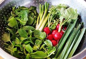 کالری ۱۰۰ گرم سبزی خوردن چقدر است؟ + جدول ارزش غذایی