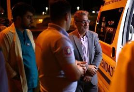 صابر کاظمی با تدابیر ویژه پزشکی به تهران منتقل شد