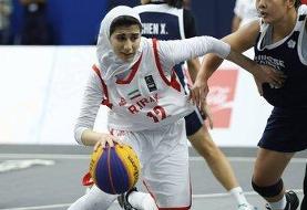 مدال خوشرنگ نقره برای دختران بسکتبال ایران