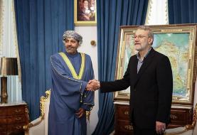 دیدار و گفت‌و‌گوی وزیر کشور عمان با علی لاریجانی