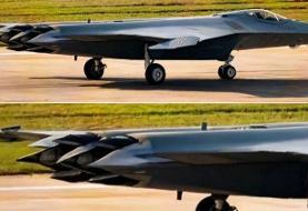 پرواز جنگنده فوق سنگین چین / نسل ششم در آسمان