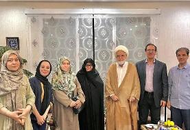 کروبی با فرزندان میرحسین موسوی دیدار کرد