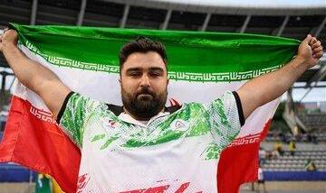 مهران نکویی مجد طلایی شد؛ رکورد پرتاب وزنه پارادوومیدانی جهان شکست