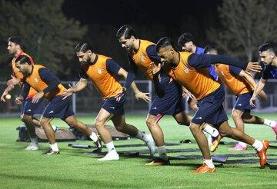 تمرین تیم ملی فوتبال ایران با یک مهمان ویژه