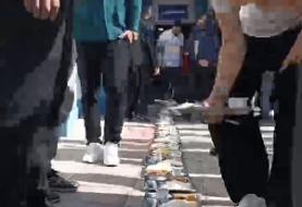 اعتراض دانشجویان در زنجان