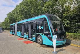 رونمایی از اتوبوس های بی آر تی  و متروباس های تهران