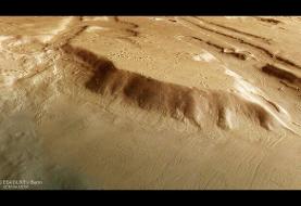 عکس مدارگرد «مارس اکسپرس» از پیامدهای عصر یخبندان در مریخ