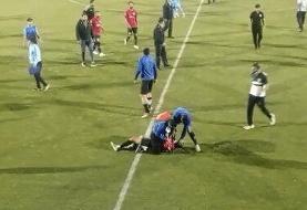 زد و خورد شدید دو برادر با گلرشان بر سر بازوبند در فوتبال ایران | درگیری با دروازه بان سابق پرسپولیس