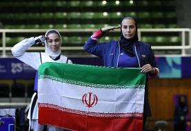 عکس | لاکی به رنگ پرچم ایران همراه با سلام نظامی خواهر هادی ساعی