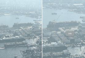 تولد یک ناوهواپیمابر هسته‌ای جدید / عکس