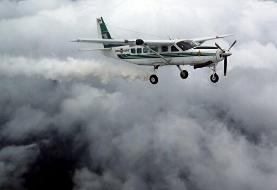 پرواز هواپیمای بارورسازی ابر‌ها بر فراز حوضه آبریز دریاچه ارومیه