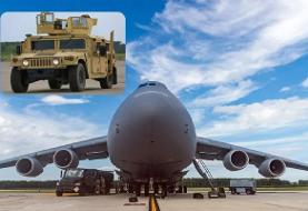 چند خودروی هاموی در بزرگ‌ترین هواپیمای ترابری ارتش آمریکا جا می‌شود؟(+عکس)