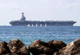 بزرگ‌ترین ناو هواپیمابر آمریکا وارد دریای کارائیب شد