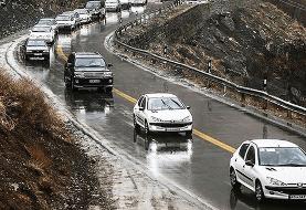 ترافیک و بارش در جاده‌ها