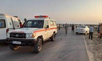 تصادف خودروی حامل اتباع خارجی در مسیر سراوان - خاش/ ۹ کشته و هفت مجروح