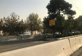 ماجرای نصب دوربین ها و تابلوهای خط ویژه بزرگراه شهید چمران چیست؟