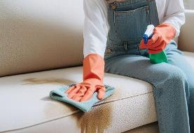 مبل های پارچه ای را چطور تمیز کنیم ؟ ؛ از پیشگیری تا لکه‌بری