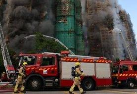 آتش‌سوزی گسترده در آسمان‌خراش‌های هنگ‌کنگ/آمار جان باختگان