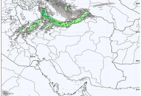 پیش بینی هواشناسی درباره ورود موج‌های متعدد بارشی به ایران