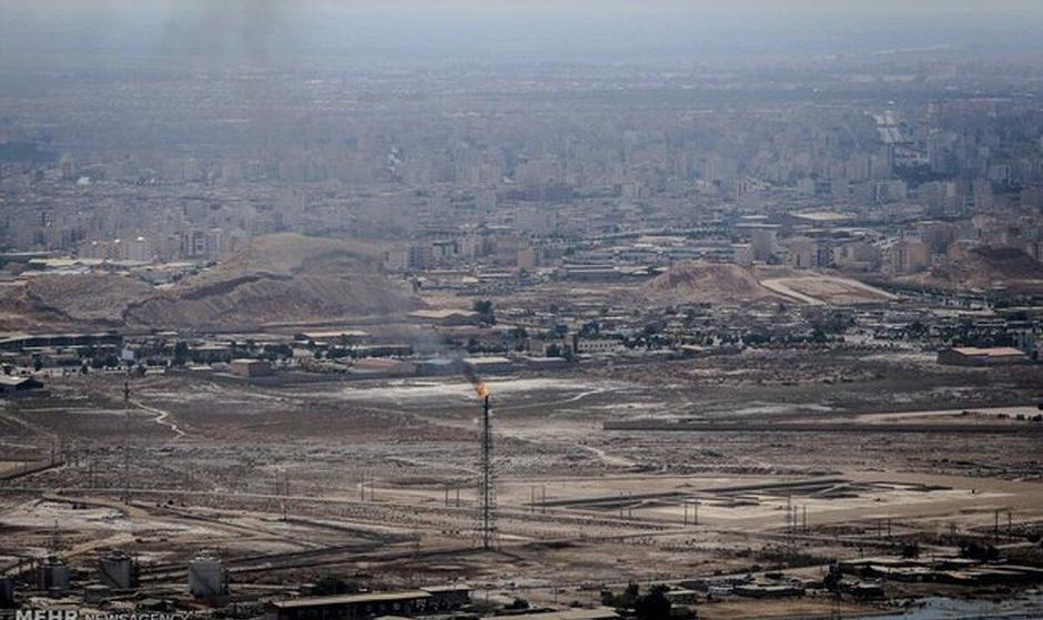 آلودگی ۱۱ شهر خوزستان در وضعیت قرمز، بنفش و نارنجی