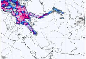 ورود سامانه بارشی جدید از دوشنبه/ موج برف و باران در ۱۵ استان
