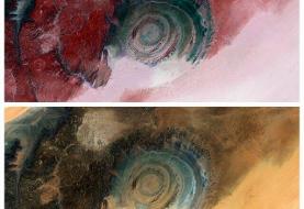 «چشم صحرا» از فضا دیده شد / عکس