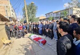 عکس| تشییع پیکر صابر کاظمی در زادگاهش آق‌قلا