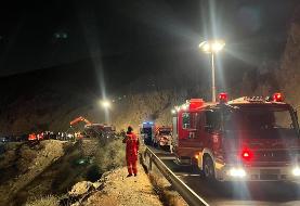 نجات معجزه‌آسای جوان ۱۸ ساله بعد از سقوط ۱۸۰ متری/ عکس