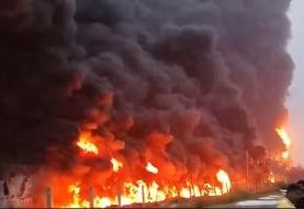 آتش‌سوزی در کارخانه‌ای در شمال‌غرب ترکیه ۶ کشته برجای گذاشت