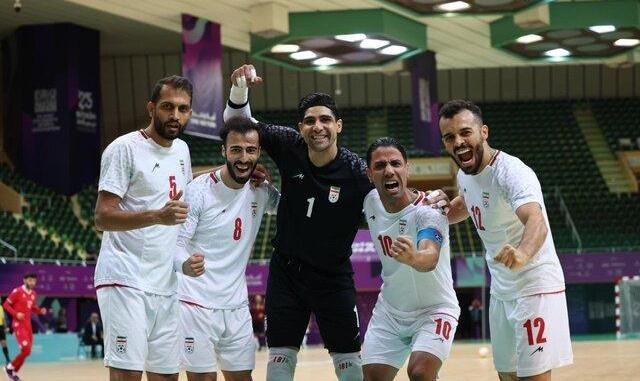 صعود تیم ملی فوتسال ایران به نیمه نهایی