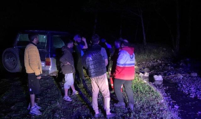 نجات ۵ کوهنورد مفقود شده در ارتفاعات ماسال توسط امدادگران
