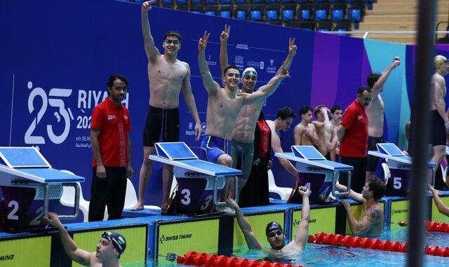 پیشتازی ایران با طلای سامیار عبدلی در شنا