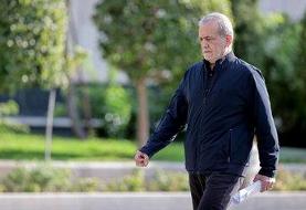 عیادت پزشکیان از سقاب اصفهانی در بیمارستان