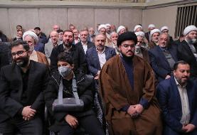 مهمانان ویژه دیدار با رهبری/ از فرزند شهید نصرالله تا سقاب اصفهانی و فرزندش