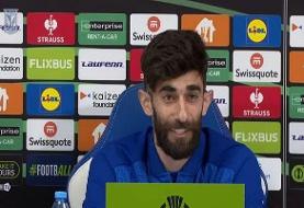 وینگر ایرانی لخ پوزنان: شرایط خوبی دارم/ تلاش می‌کنیم مقابل ماینتس پیروز شویم