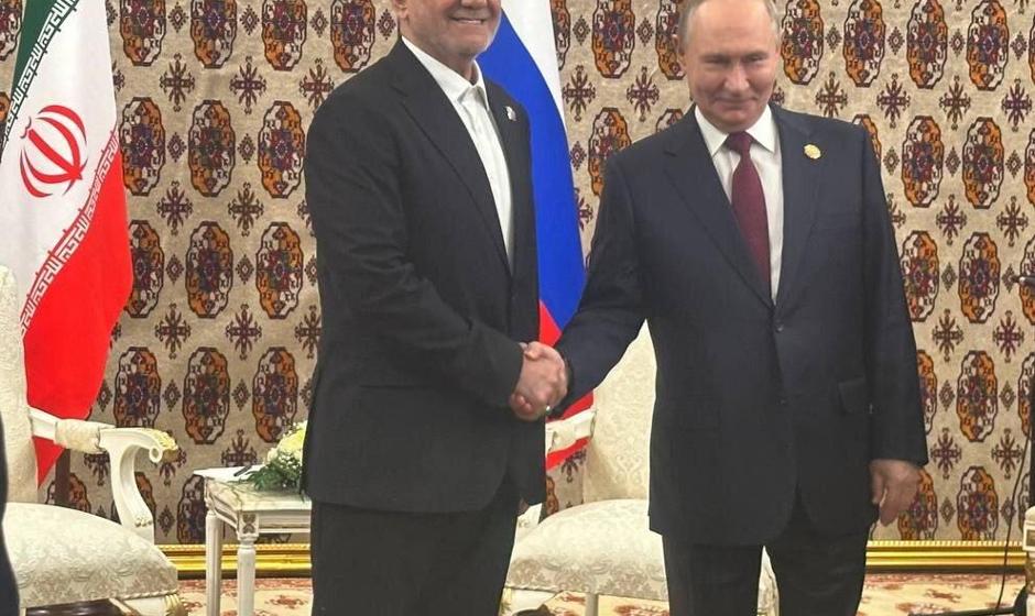 لحظه دیدار پزشکیان و پوتین ؛ امروز