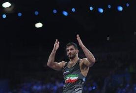 بازگشت طوفانی حسن یزدانی به تشک کشتی/ پلنگ مازندران حریفش را زخمی کرد