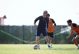 عکس | جباری در تمرین مس زیدان شد!