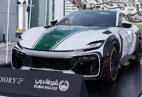 خودروی جدید پلیس دبی رونمایی شد: فراری پوروسانگوئه منصوری!